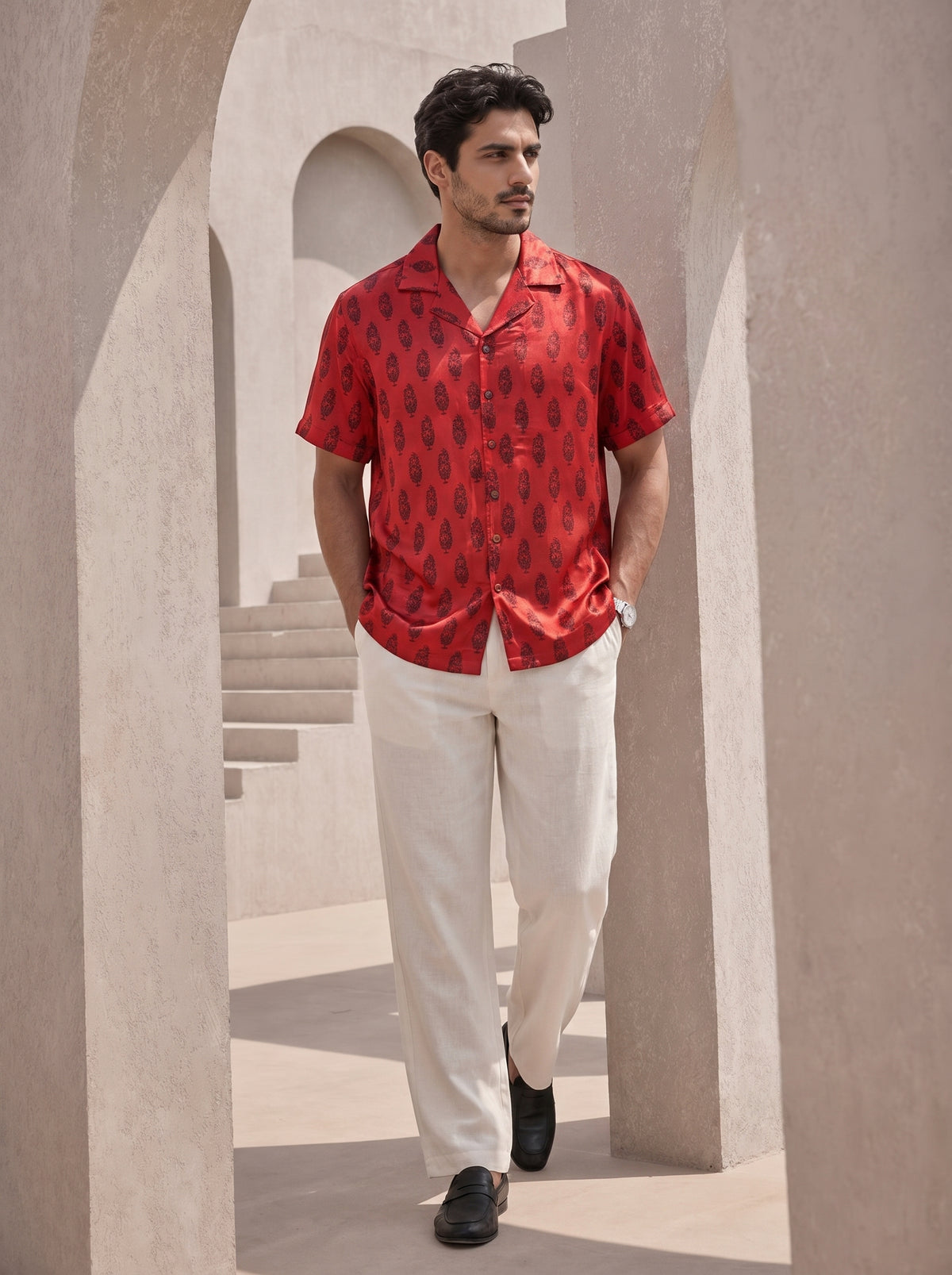 THE AJRAKH VOYAGE FIRE SHIRT