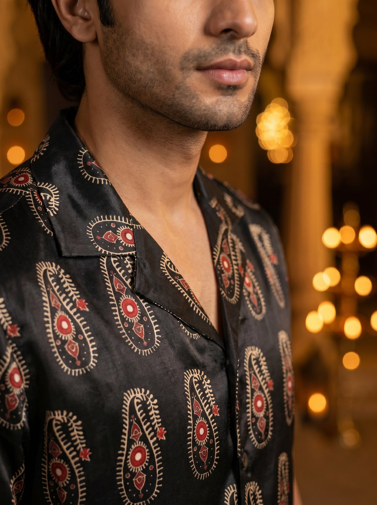 THE AJRAKH VOYAGE NIGHT-SKY SHIRT